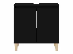 vidaxl Armario para lavabo madera contrachapada 58x33x60 cm