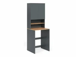 Vicco Armario para lavadora antracita/roble dorado 68x60x88.2 viktor
