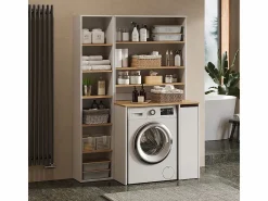 Clearance Armario para lavadora /artesano 93.6x60x88.2 viktor Mueble Para Lavadora