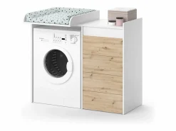 Discount Armario para lavadora 116x50x98 alf Mueble Para Lavadora