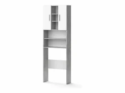 Vicco Armario para lavadora hormigón 64x25.6x190 luis
