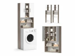 Online Vicco Armario para lavadora sonoma 64x25.6x190 luis Color natural claro