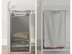 Hot Armario para ropa sucia Valora de 2 compartimentos, , 92 l, para baños Cesto De Ropa