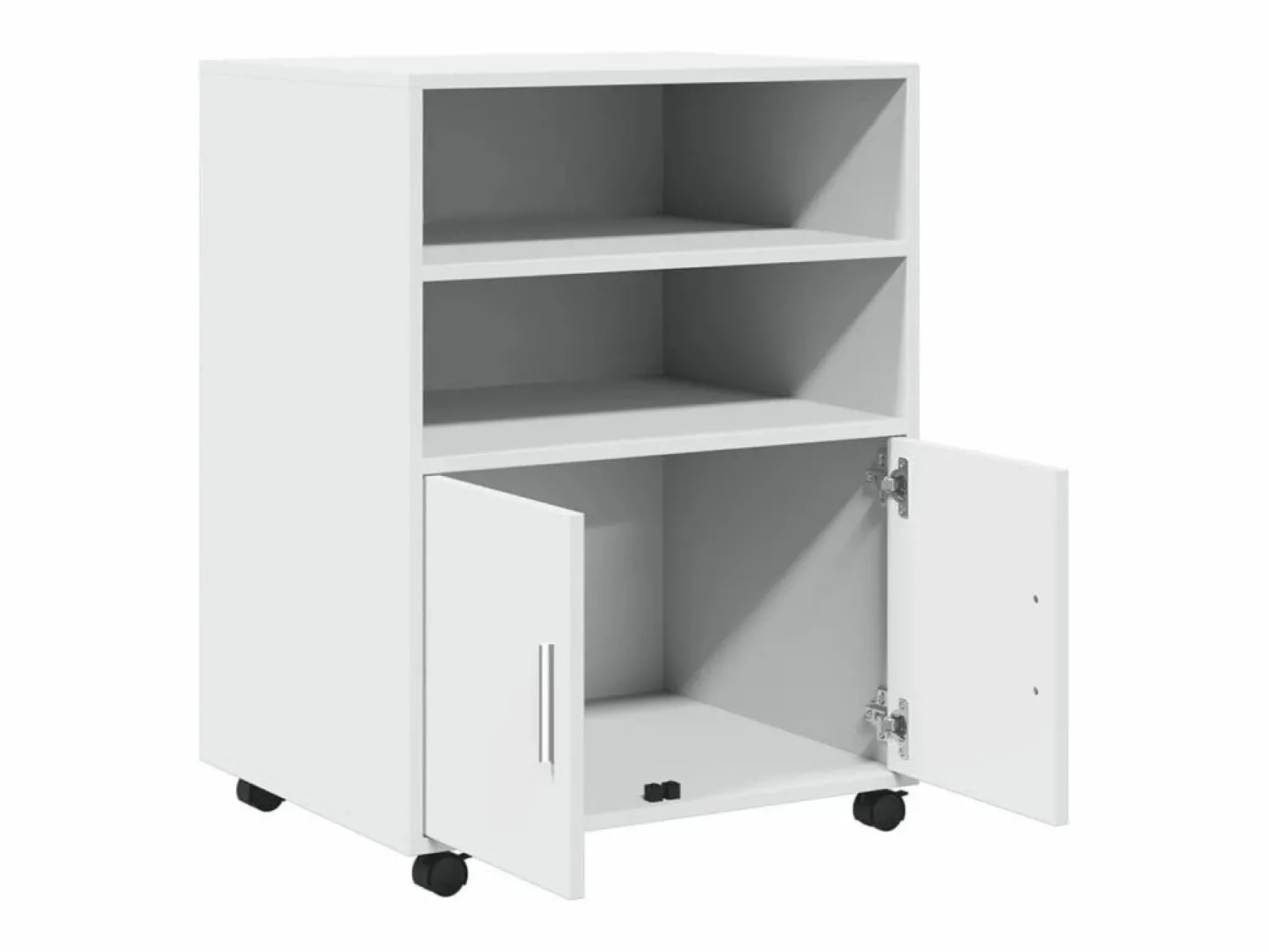 Hot Armario rodante 60x48x81 cm madera de ingeniería Blanco