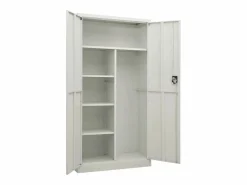 Hot Armario Taquilla Claro 90x40x180 cm Acero Armario Oficina