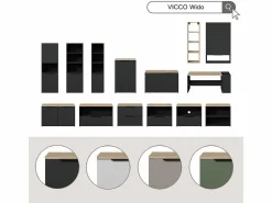 New Vicco Armario universal 30.2x40x120 wido Verde