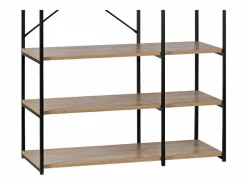 Saldosystocks Armario Vestidor con Estanteria Sil, Estilo Industrial 167x89x38 cm