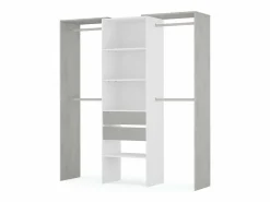 Armario vestidor Dress 179cm x 202cm -Cemento