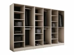 Clearance Armario: Vidrio Antisol / Arena, 300 x 200 x 51 cm Armario Abierto, Vestidor