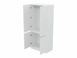 Best Armario 70x40x170 cm - 4 puertas - con varilla para colgar ropa - Armario