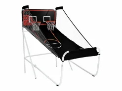Hot Aro de Baloncesto Plegable, SucceBuy, Juego Arcade de Baloncesto Plegable para Interiores con Doble Tiro para 2 Jugadores y 5 Pelotas Cesta De Baloncesto