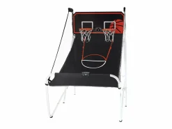 Hot Aro de Baloncesto Plegable, SucceBuy, Juego Arcade de Baloncesto Plegable para Interiores con Doble Tiro para 2 Jugadores y 5 Pelotas Cesta De Baloncesto