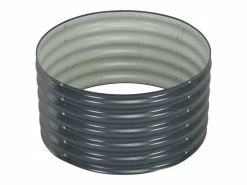 Clicnbuy Arriate de acero galvanizado 80x80x44 cm