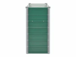 Clicnbuy Arriate de jardín de acero galvanizado 160x40x77 cm