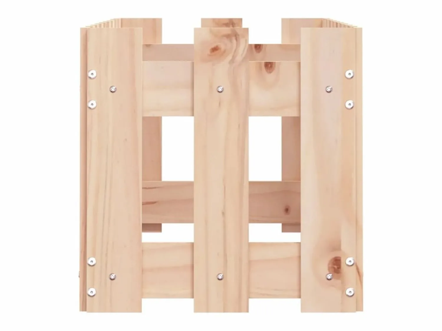 Online Arriate elevado jardín con valla madera maciza pino 100x30x30cm Jardinera