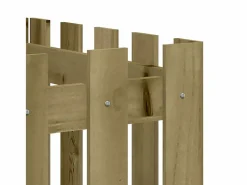 Clicnbuy Arriate elevado jardín valla madera impregnada pino 200x50x50cm