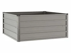 Best Clicnbuy Arriate oxidado de acero corten 100x100x45 cm Marru00f3n
