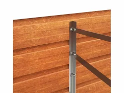 Online Arriate oxidado de acero corten 400x80x77 cm Jardinera
