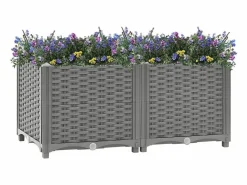 Discount Meubles Cosy Arriate polipropileno 80x40x38 cm Gris