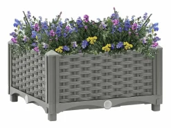 Best Clicnbuy Arriate polipropileno 40x40x23 cm Gris