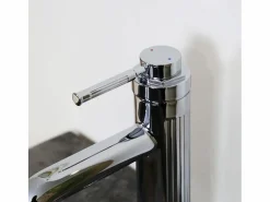 Online Essebagno Art Deco Mezclador bajo de lavabo cromado Plateado