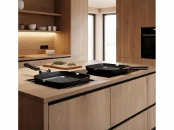 Hot Asador Ebano Quid con asa plegable aluminio fundido 24 cm Plancha Cocina