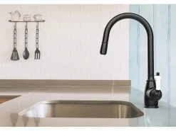 Essebagno Ascott Mezclador para fregadero con ducha extraíble