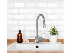 Essebagno Ascott Mezclador para fregadero con ducha extraíble cromado