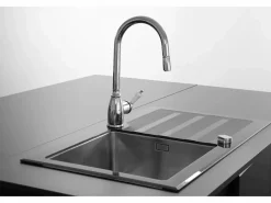 Essebagno Ascott Mezclador para fregadero con ducha extraíble cromado