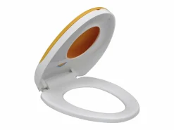 Helloshop26 Asiento de inodoro con cierre suave para adultos y niños y amarillo 02_0002893