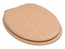 Helloshop26 Asiento de inodoro con tapa de MDF y tapa de bambú de cierre suave 02_0002896