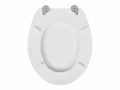 Helloshop26 Asiento de inodoro con tapa taza de inodoro estándar MDF 02_0002878