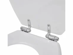 Helloshop26 Asiento de inodoro con tapa de cierre suave MDF 02_0002875