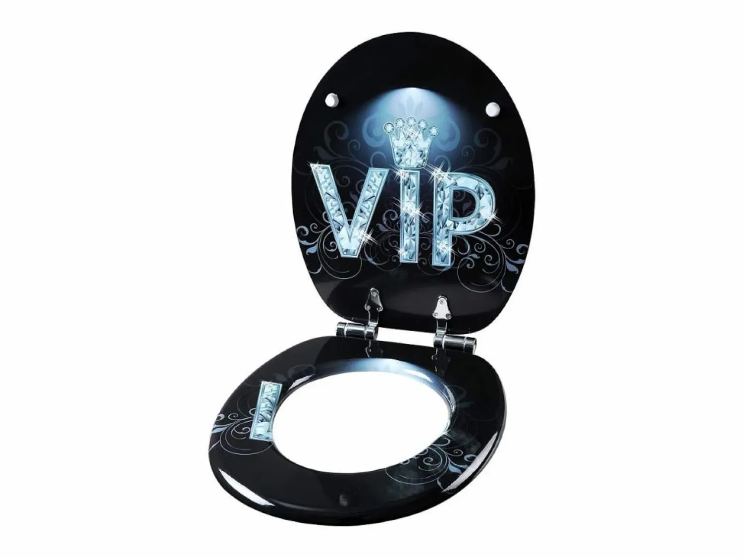 Helloshop26 Asiento de inodoro de MDF con mecanismo de cierre suave VIP II 19_0000746
