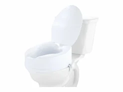 New Asiento de Inodoro Elevado SucceBuy, 12,7 cm de Altura, Capacidad de 136 kg, Elevador Universal, Blanco