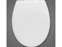 Online Helloshop26 Asiento de inodoro familiar con asiento para niños asiento de inodoro de plástico con cierre automático 19_0000682 Blanco