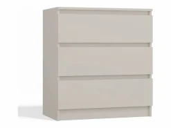 TOPESHOP ASTER T3 - Cómoda de 3 cajones - Sala de estar de despacho dormitorio - 75x70x40 - Mueble de almacenaje - Estilo escandinavo