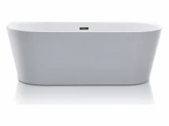 Hot Shower & Design Bañera acrílica blanca, 255L, 180 x 75 x 58 cm, DIVINA Blanco