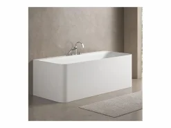 Hot Bañera acrílica de pared URBAN blanca de 170 cm Blanco