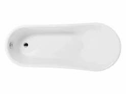 Sale ROGIER & MOTHES Bañera con patas BALMAIN 161 cm patas ÁGUILA DORADAS Blanco / Dorado