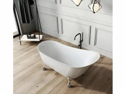 ROGIER & MOTHES Bañera con patas BALMAIN 161 cm patas ÁGUILA COBRE ENVEJECIDO