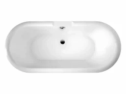 Outlet ROGIER & MOTHES Bañera con patas CHELSEA 154 cm patas LEÓN NEGRAS Negro / Blanco
