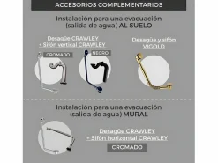 Best Bañera con patas CHELSEA 170 cm patas LEÓN NEGRAS Bañera Con Patas
