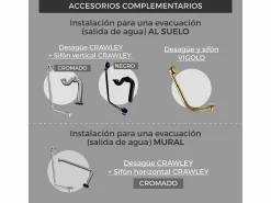 Online ROGIER & MOTHES Bañera con patas CHELSEA 170 cm patas ÁGUILA DORADAS Blanco / Dorado