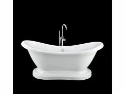 Best ROGIER & MOTHES Bañera con zócalo MIDLETON Blanco