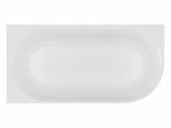 Shower & Design Bañera de esquina - 200L - mate - AcrÃ­lico - Esquina izquierda - 150cm - BARBORI