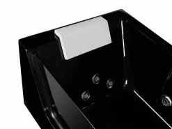 Outlet Shower & Design Bañera de hidromasaje 1 plaza 263L ángulo dcho ARIA - Negro