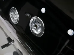 Hot Bañera de hidromasaje acristalada con leds negra DYONA Bañera De Hidromasaje