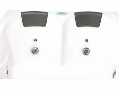 Best Bañera de hidromasaje blanca 180 X 120 cm 2 personas 8 jets - Lily Bañera De Hidromasaje|Bañera Rinconera