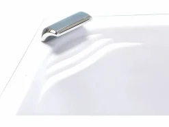 Best Bañera de hidromasaje blanca 180 X 120 cm 2 personas 8 jets - Lily Bañera De Hidromasaje|Bañera Rinconera